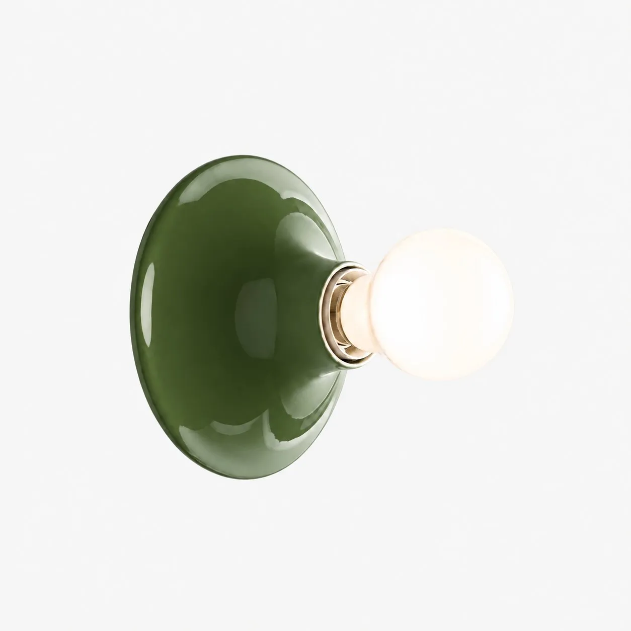 Green polycarbonate disc light