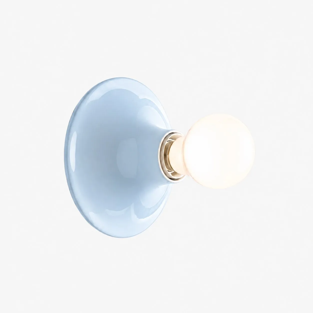 Light Blue polycarbonate disc light