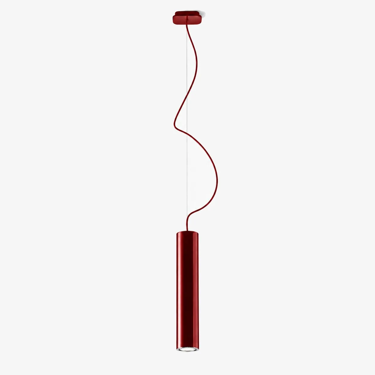 Rubin red pendant lamp