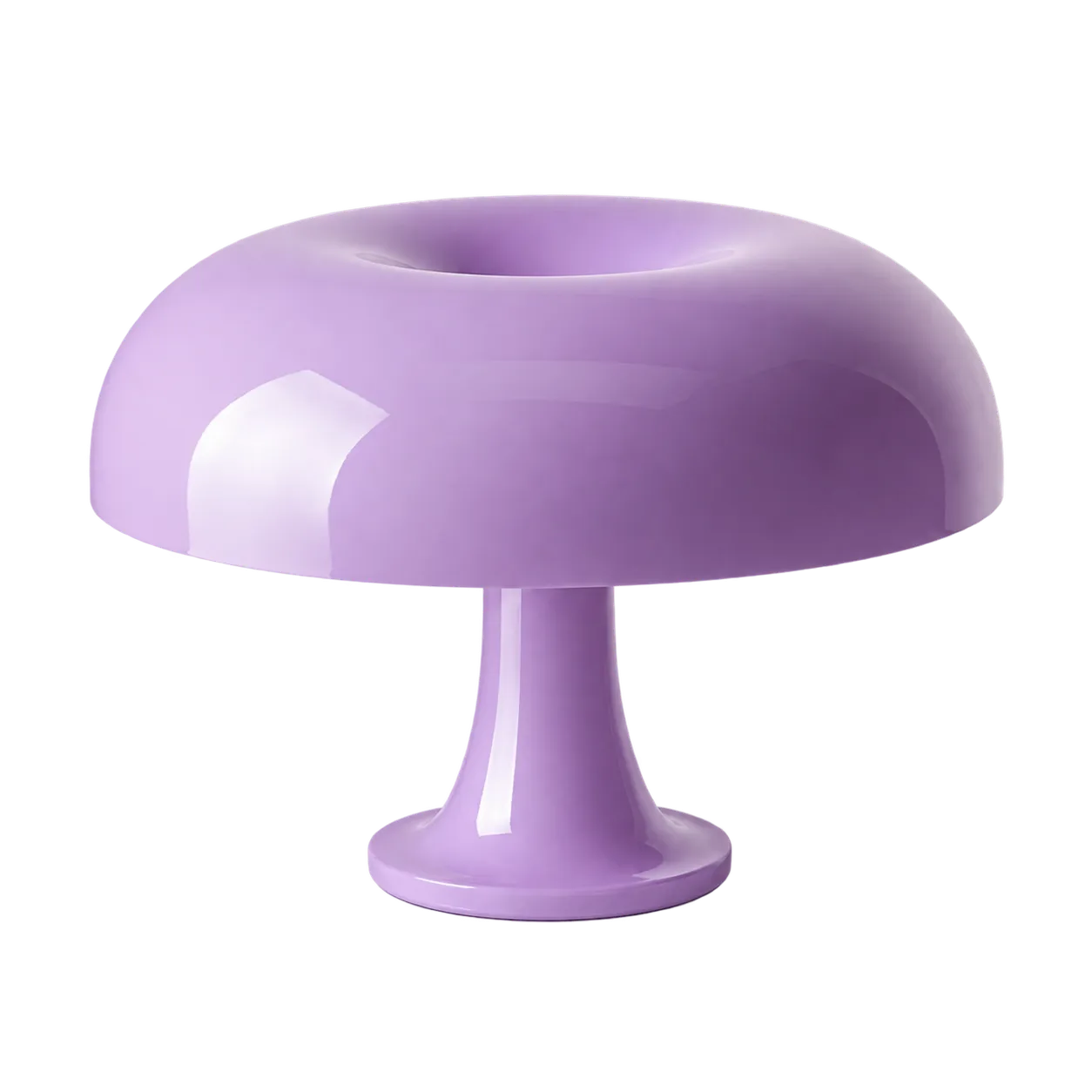 Lilac Nessino mushroom table lamp