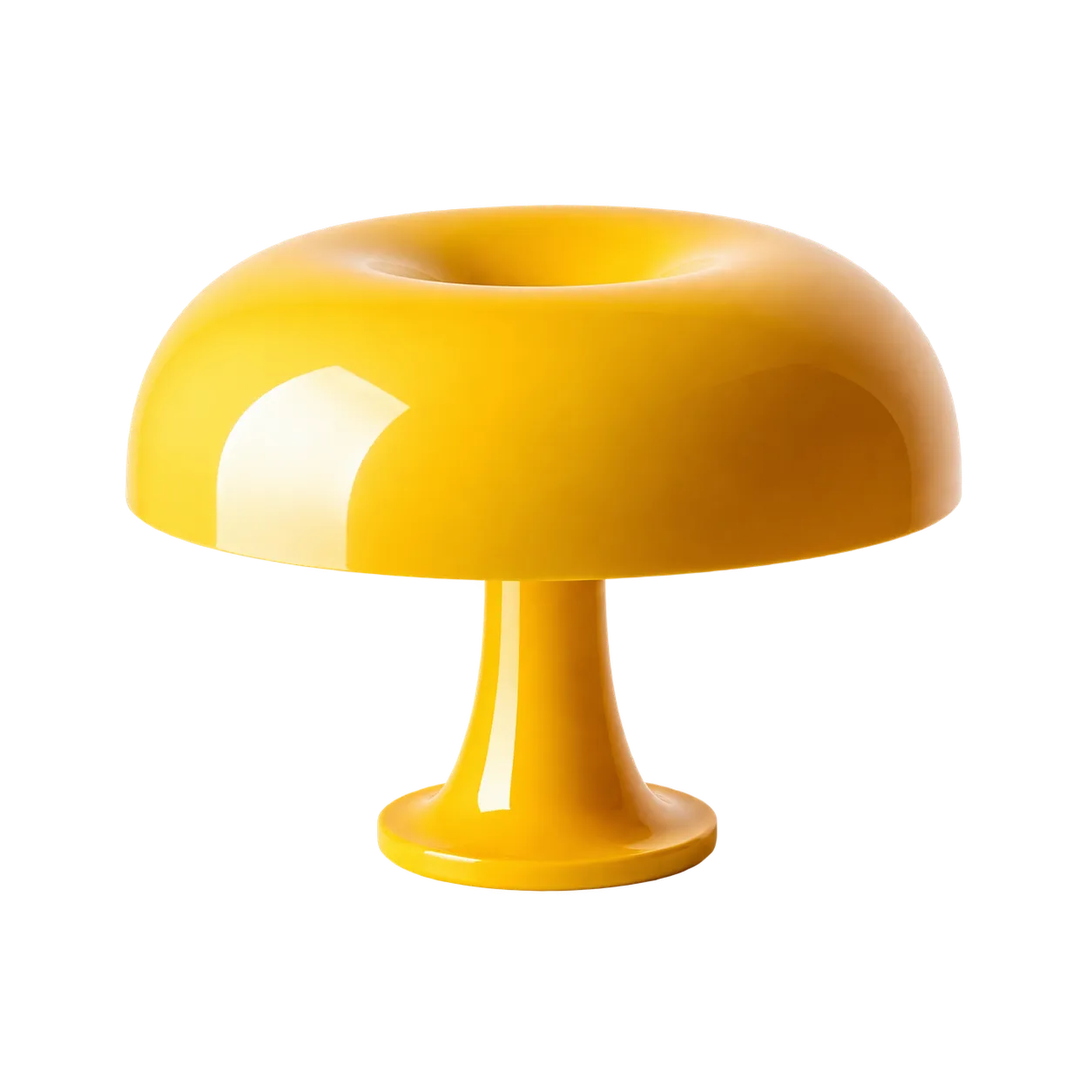 Yellow Nessino mushroom table lamp
