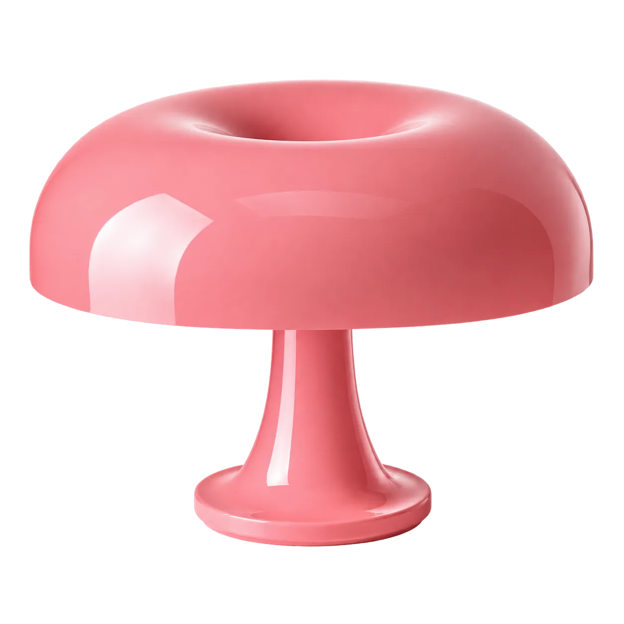 Pink Nessino mushroom table lamp