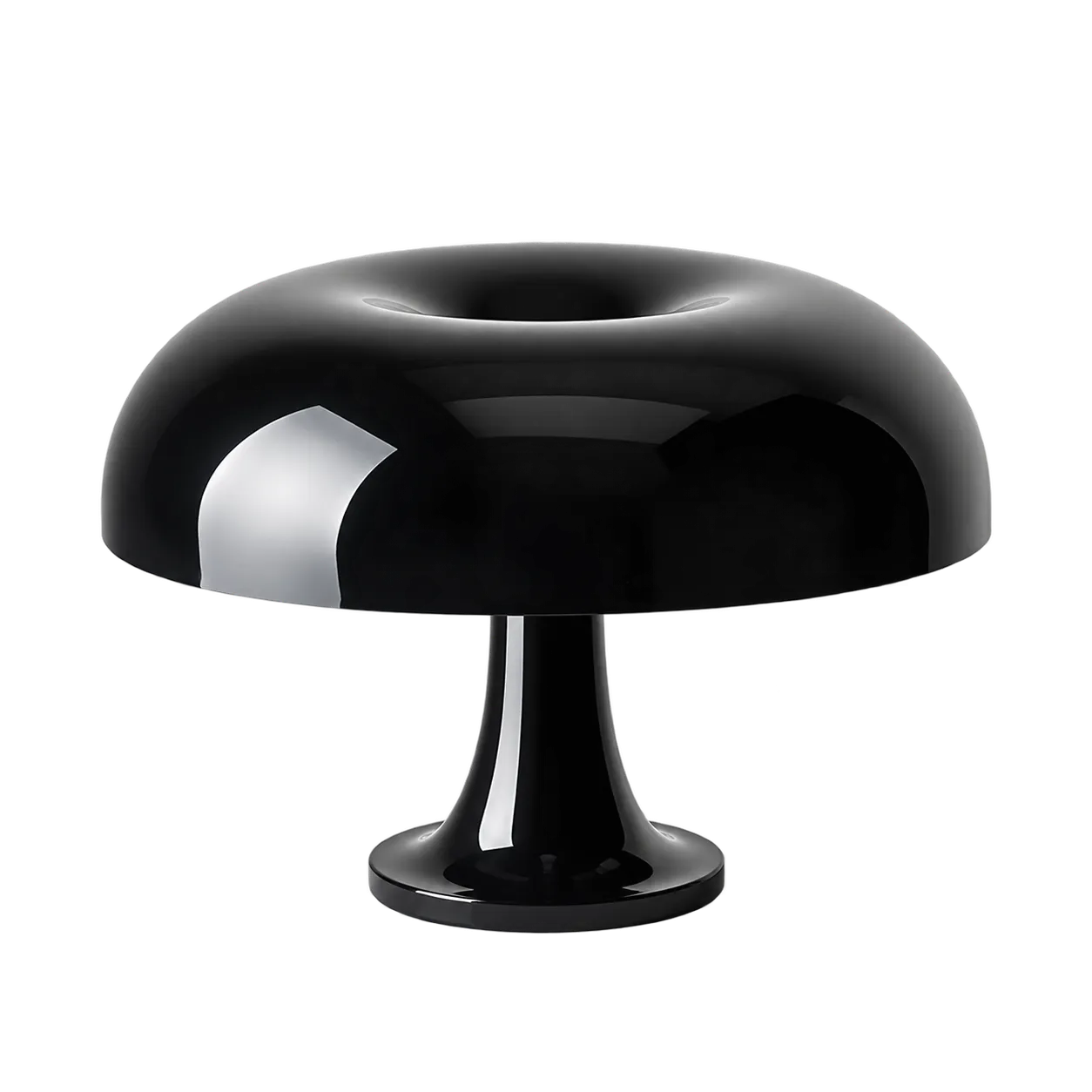 Black Nessino mushroom table lamp