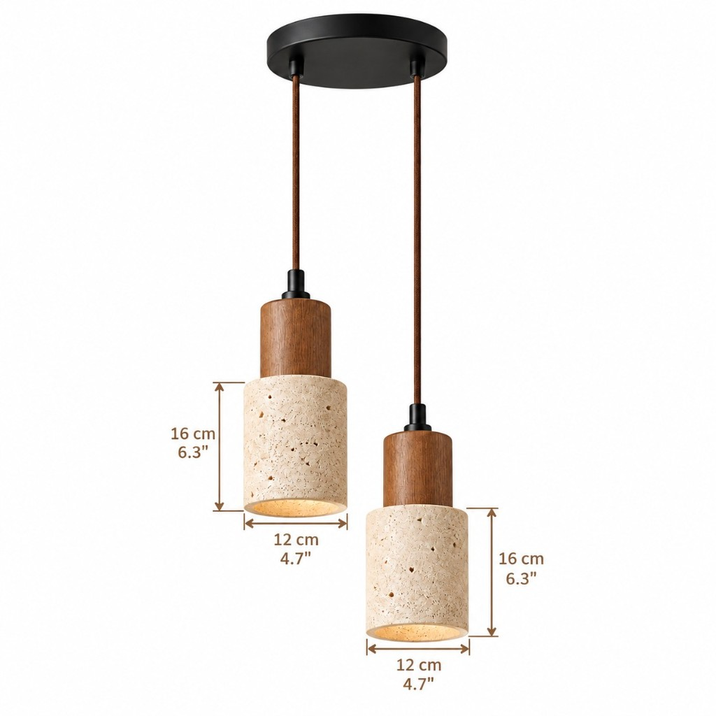Pendant shade dimensions: diameter 4.7 inches, height 6.3 inches