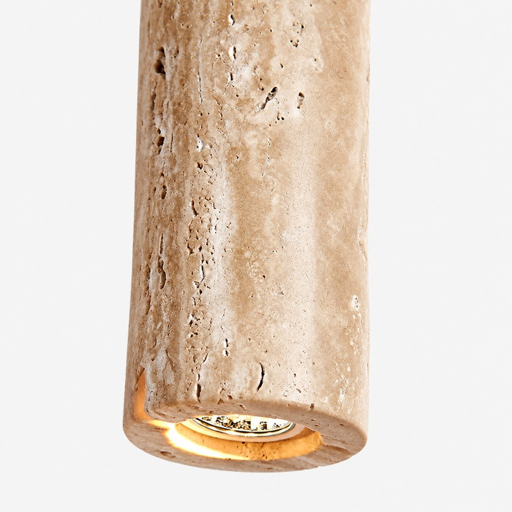 Bottom of the stone tube with the bulb opening